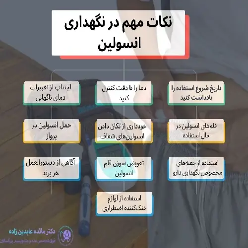 شرایط نگهداری انسولین