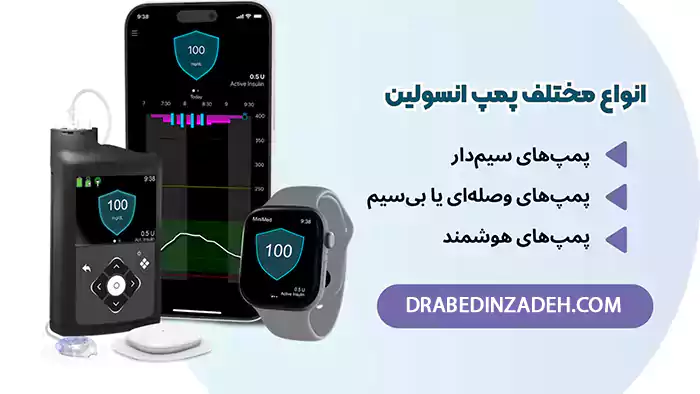 انواع پمپ انسولین